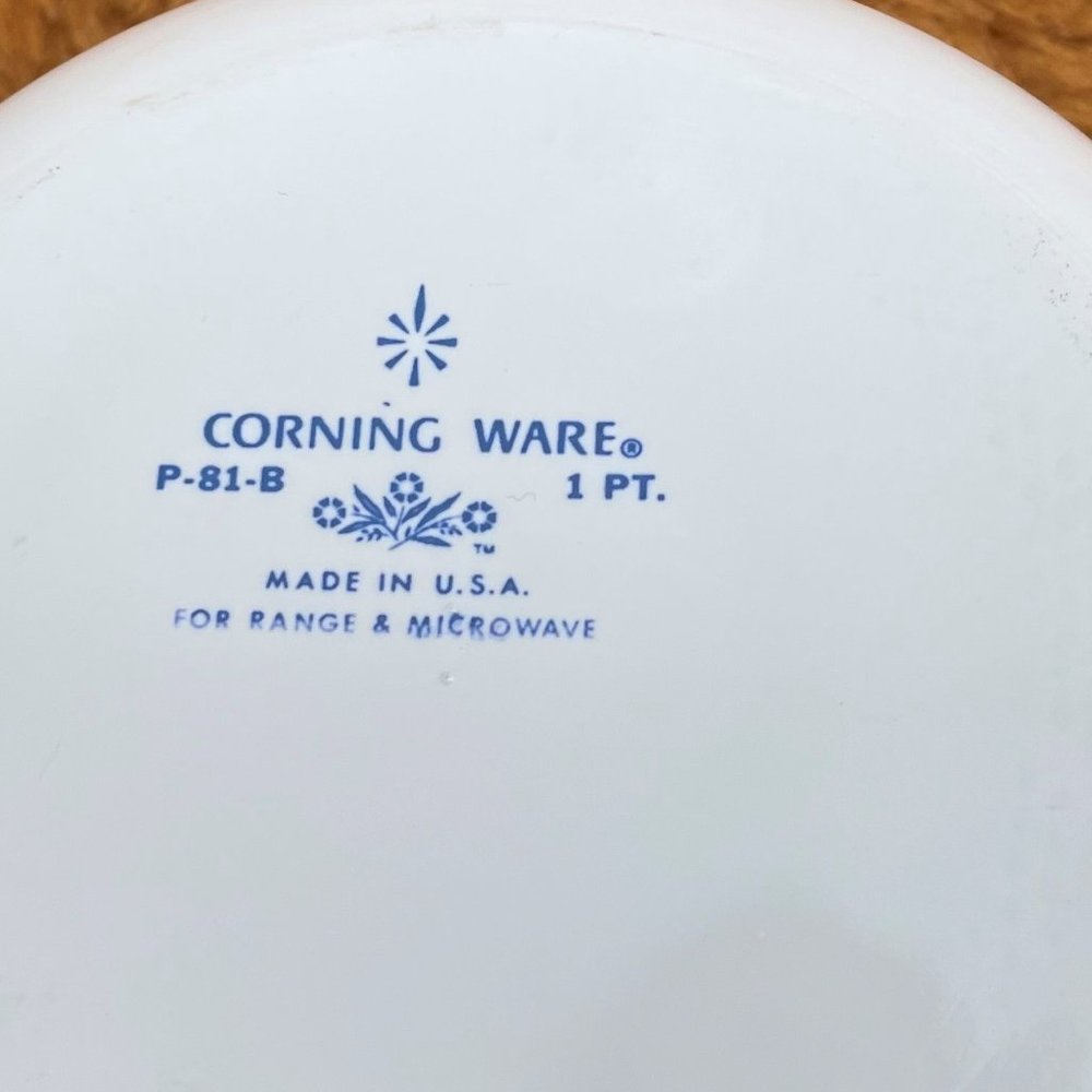 VTG Corningware Floral Bouquet 1pt Sauce Pan w/lid - Picture 6 of 8